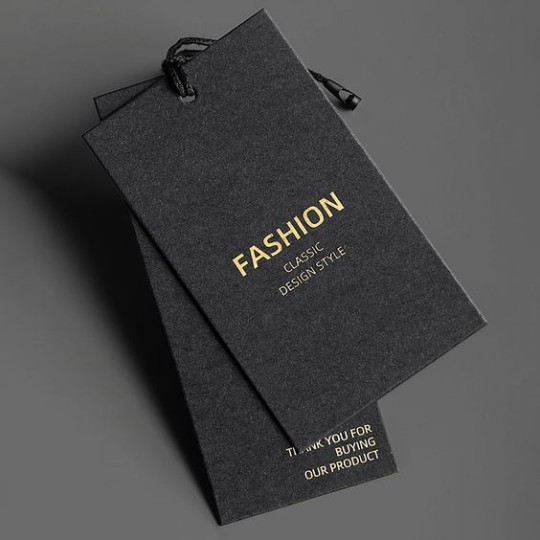 BLACK PAPER HANG TAGS